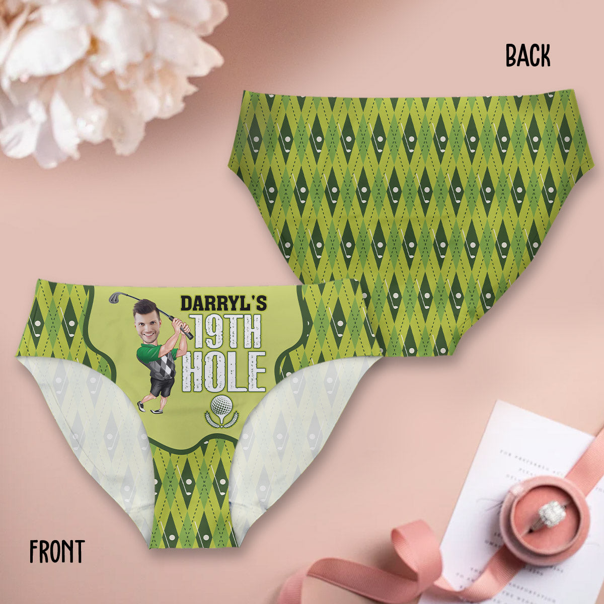 19th Hole - Personalized Golf Women's Briefs