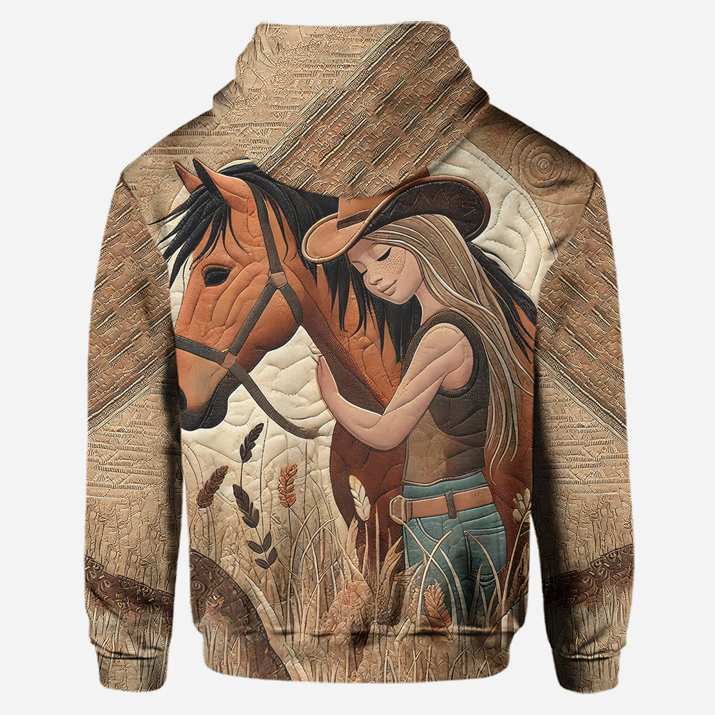 Horse Lovers - Personalized Horse Hoodie and Leggings