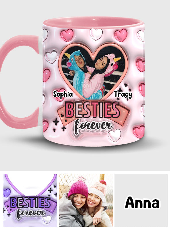 Meilleures amies pour toujours - Mug personnalisé « Meilleures amies »