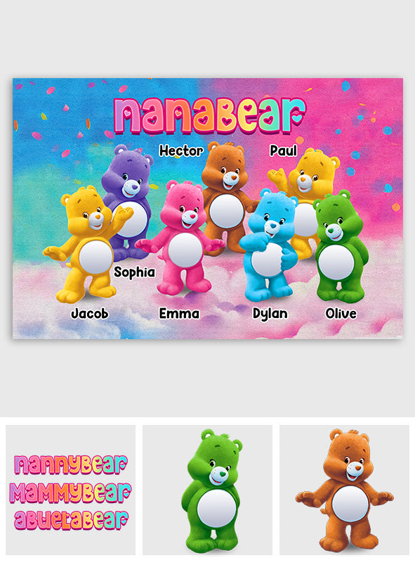 Nanabear - Personalized Grandma Doormat