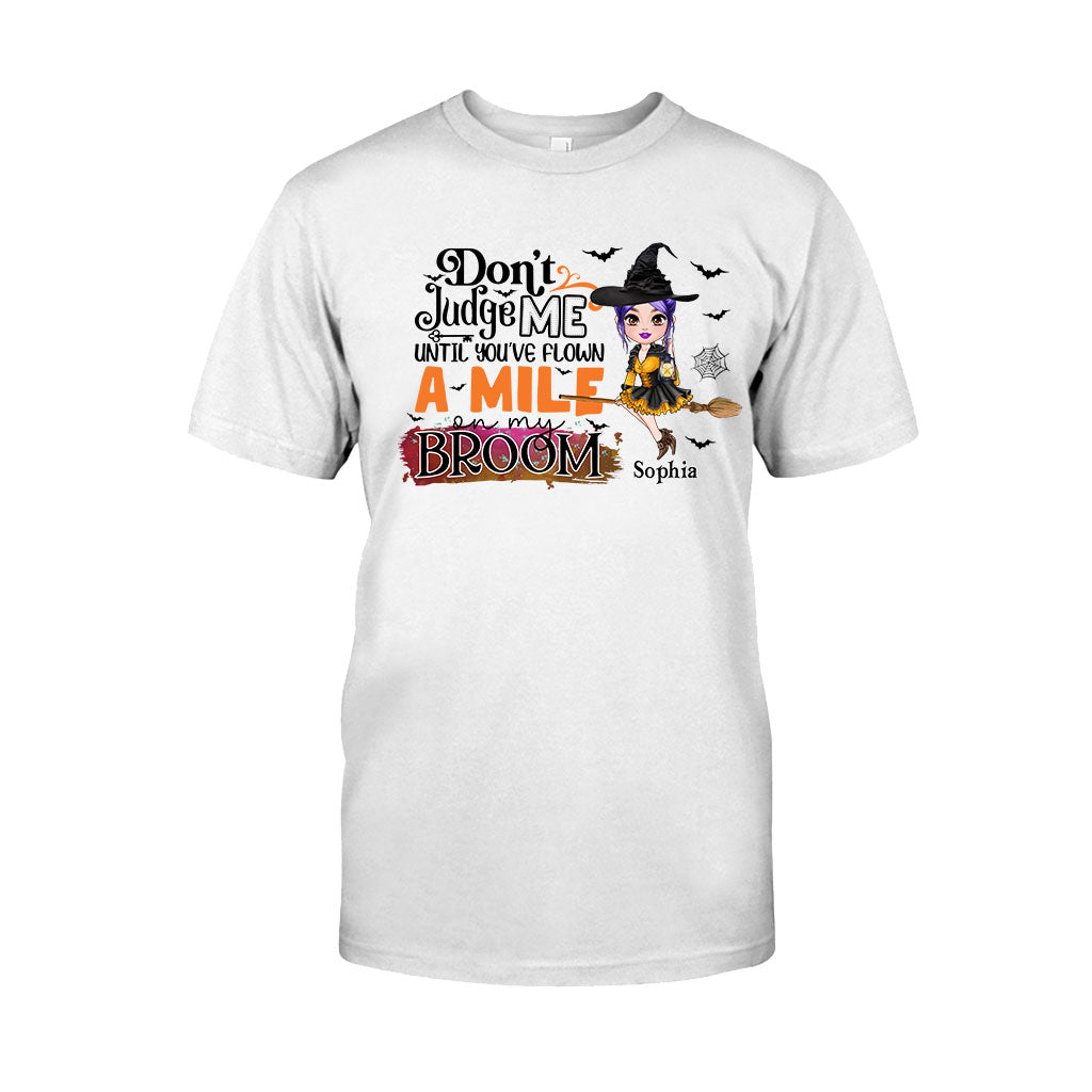 Don't Judge Me - Personalized Witch T-shirt And Hoodie
