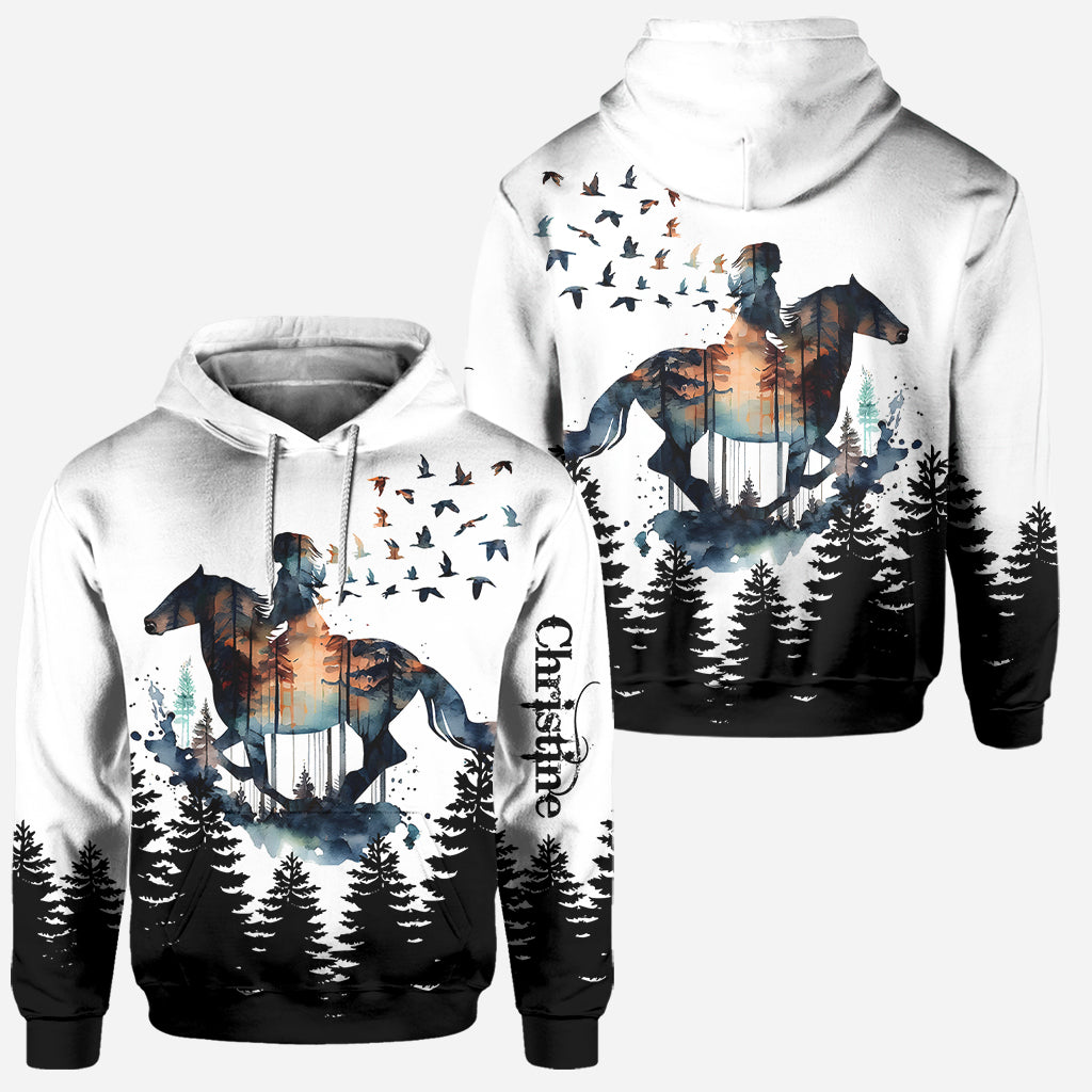 Horse Girl - Personalized Horse Hoodie and Leggings