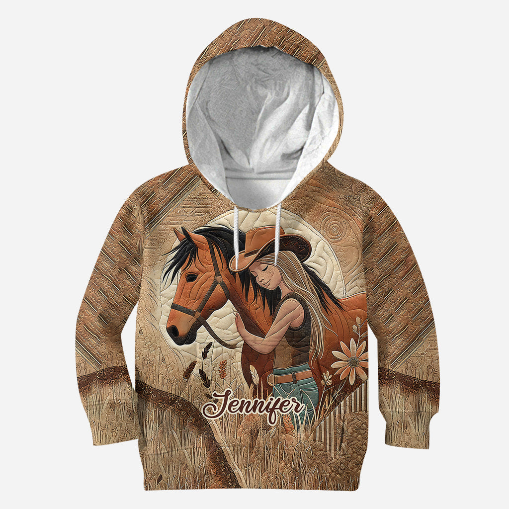 Horse Lovers - Personalized Horse Hoodie and Leggings