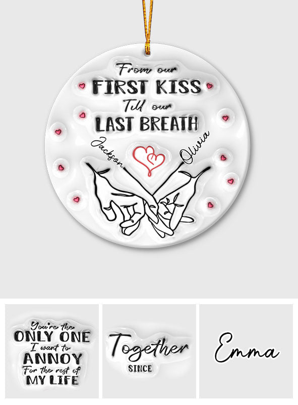 I Met You I Loved You - Personalized Couple Ornament