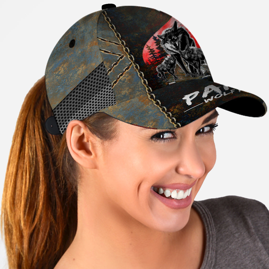 Grandpa's Wolf Pack - Personalized Grandpa Classic Cap