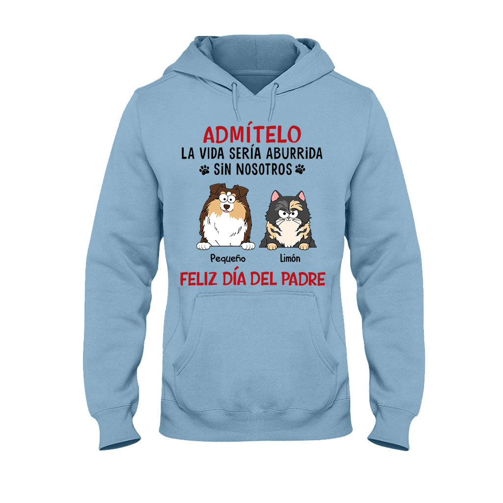 La Vida Sería Aburrida Sin Mí - Personalized Dog T-shirt And Hoodie