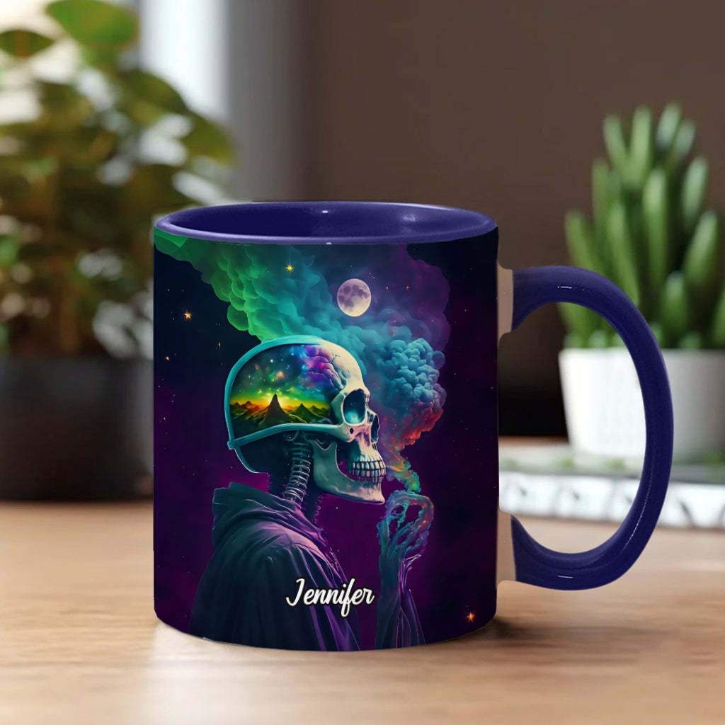 A Little High - Personalized Weed Accent Mug