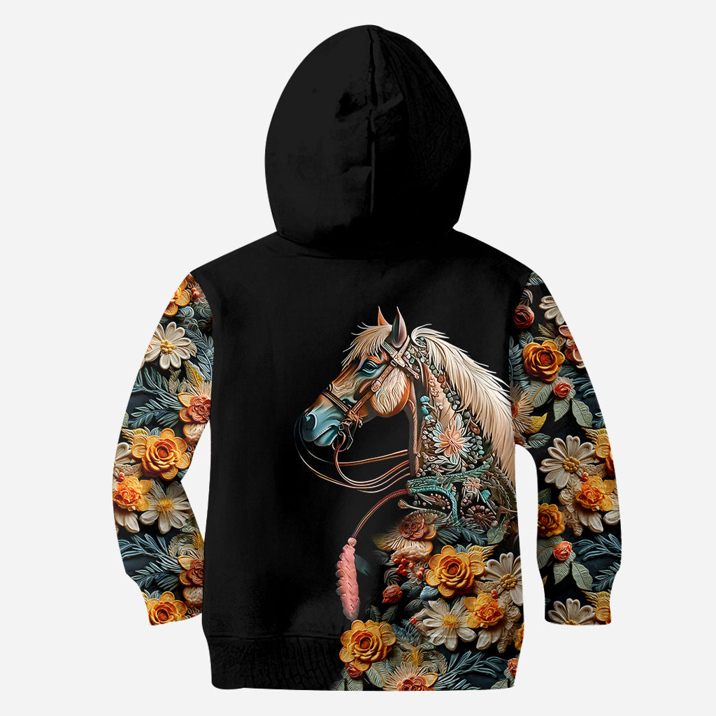 Love Horses - Personalized Horse Hoodie and Leggings