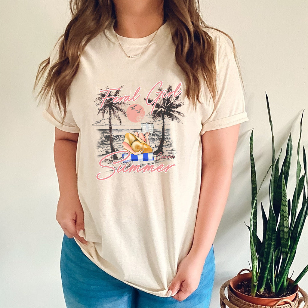 Feral Girl - Personalized Sea Lover T-shirt And Hoodie