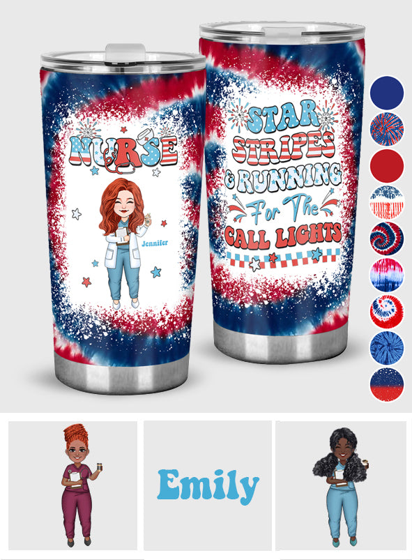 Nurse Life 4th of July - Personalized Nurse Tumbler
