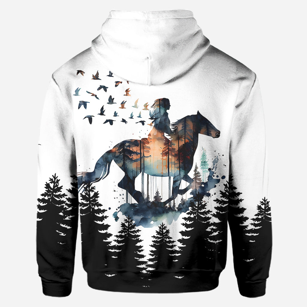 Horse Girl - Personalized Horse Hoodie and Leggings