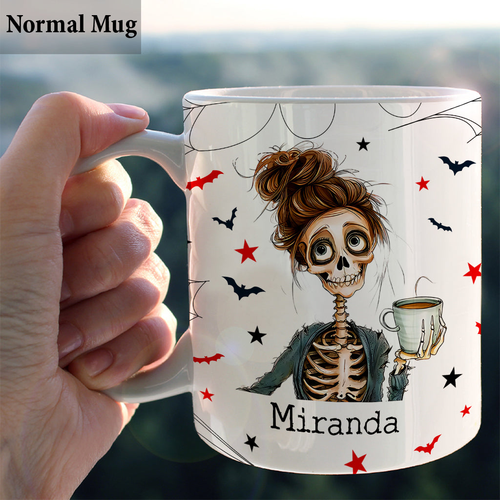 Mombie Drink Coffee - Personalized Mother Mug