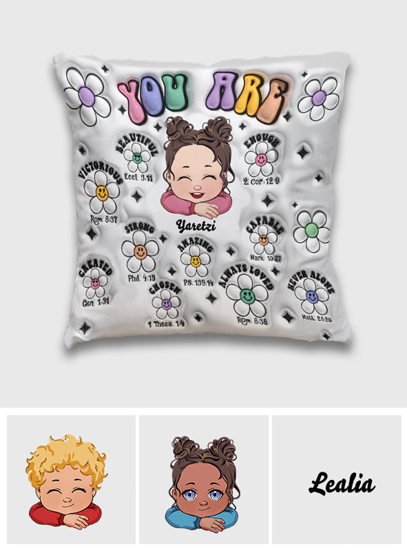 You Are Always Loved - Personalized Kid Throw Pillow