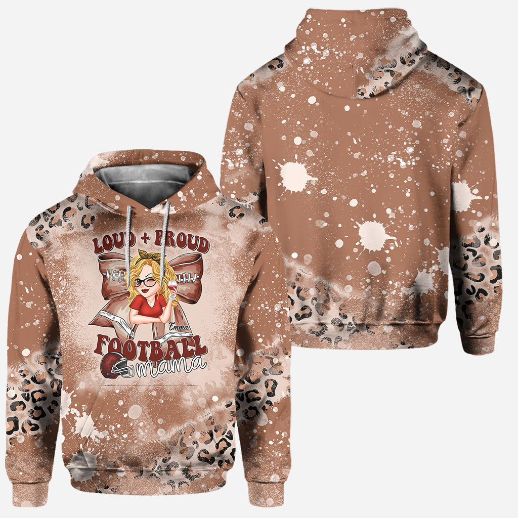 Loud Proud Football Any Title - Personalized Football Hoodie and Leggings