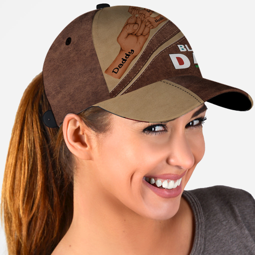 Dopest Dad - Personalized African American Classic Cap
