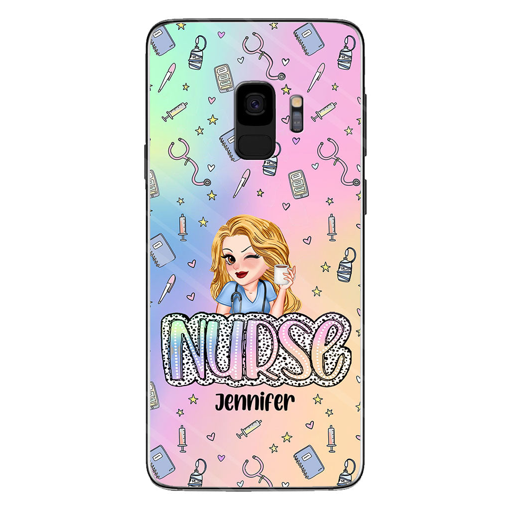Nurse Life - Personalized Nurse Clear Phone Case