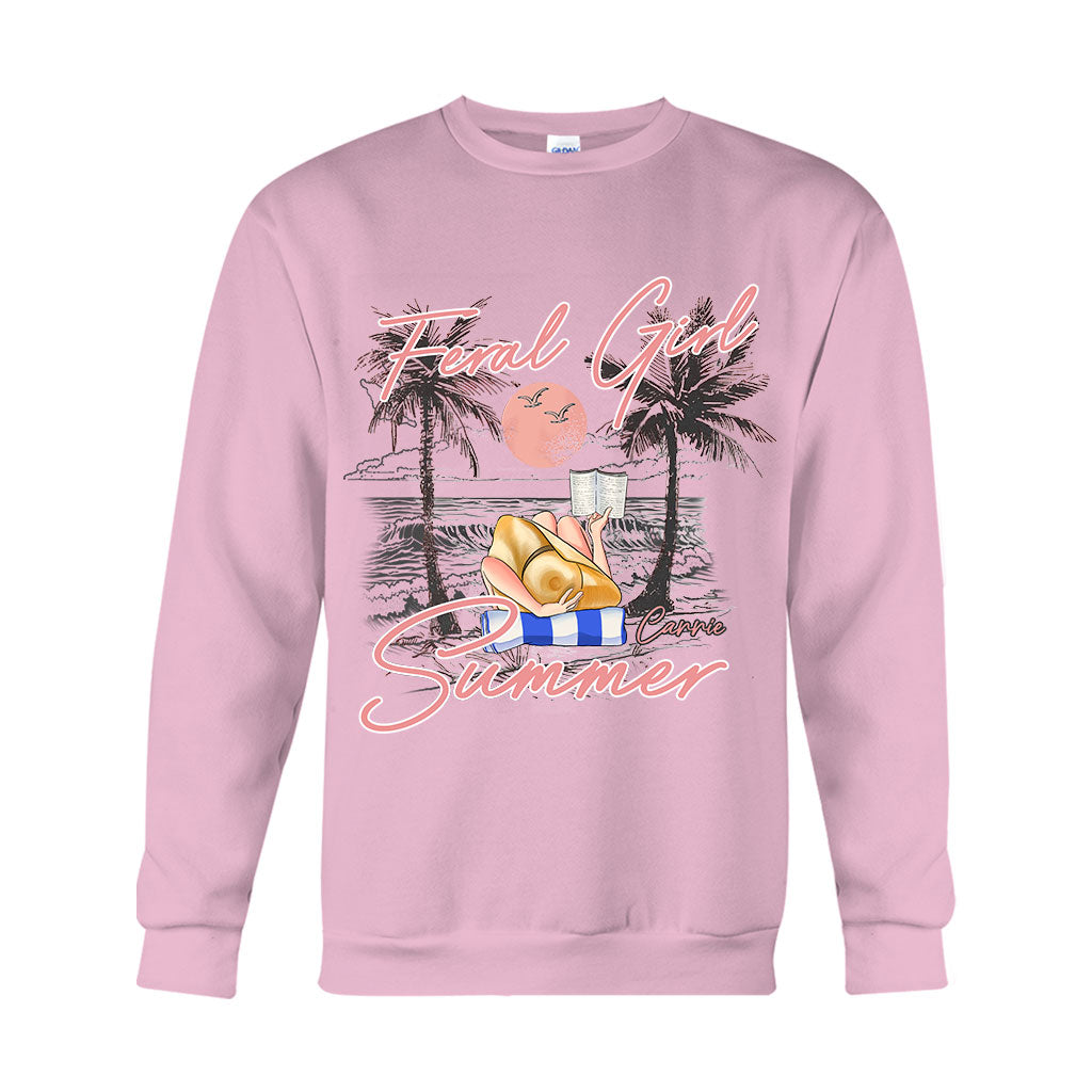 Feral Girl - Personalized Sea Lover T-shirt And Hoodie