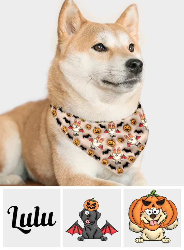Bandana personnalisé pour chien mignon d'Halloween