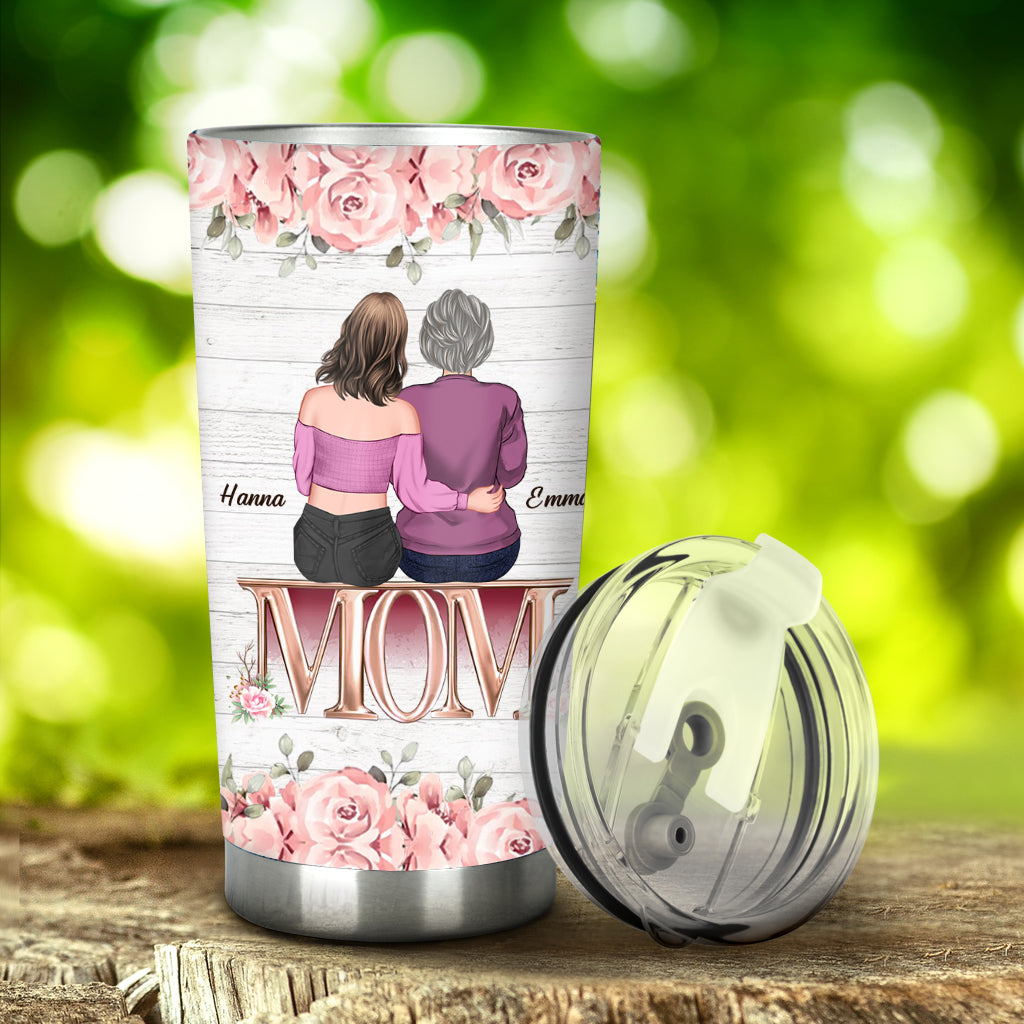 Watching You Be A Mom - Personalized Daughter Tumbler