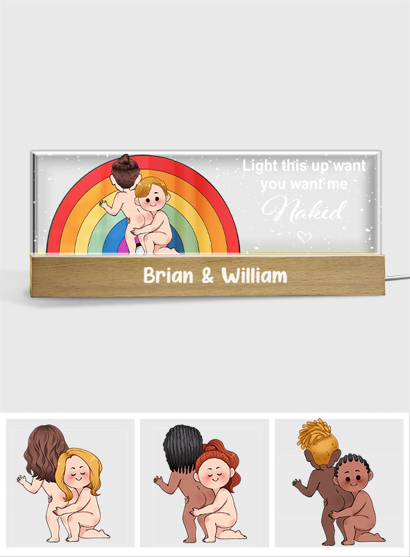 Light This Up - Personalized LGBT Support Custom LED Night Light