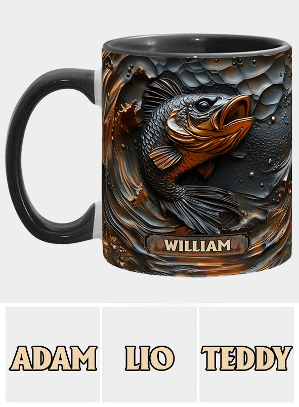 Fishing Lover - Personalized Fishing Accent Mug