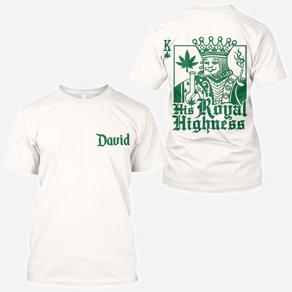 The Royal Highness - Personalized Weed All Over Shirt