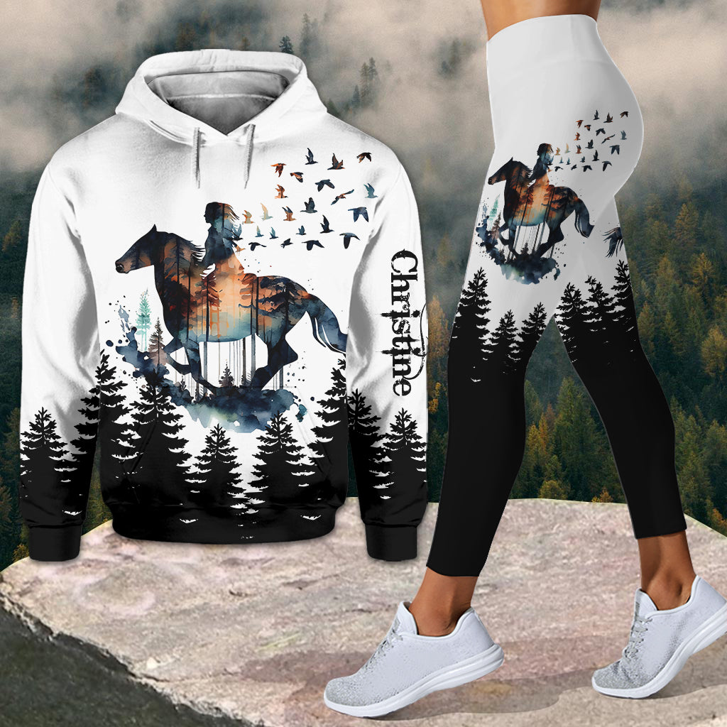 Horse Girl - Personalized Horse Hoodie and Leggings