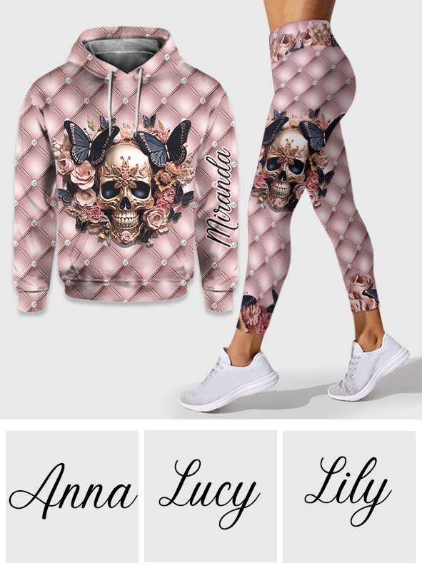 Fck This Fck That Fck You Fck Everything - Personalized Skull Hoodie and Leggings