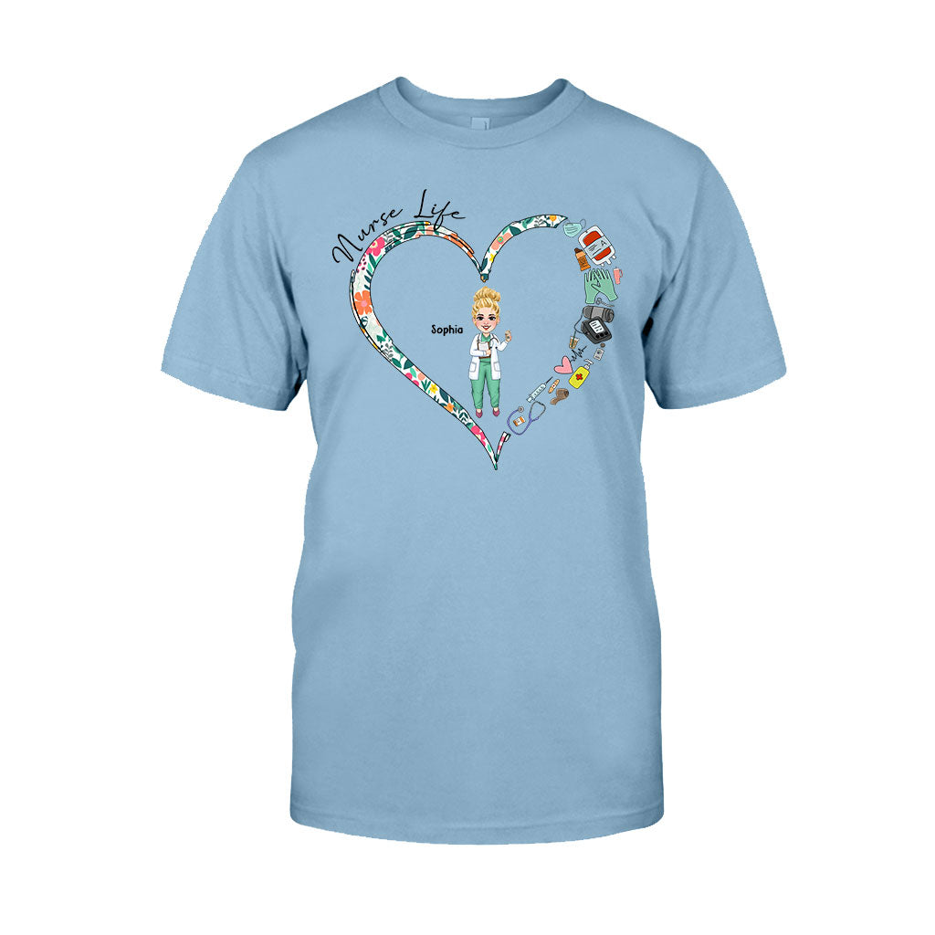 Nurse Life - Personalized Nurse T-shirt And Hoodie