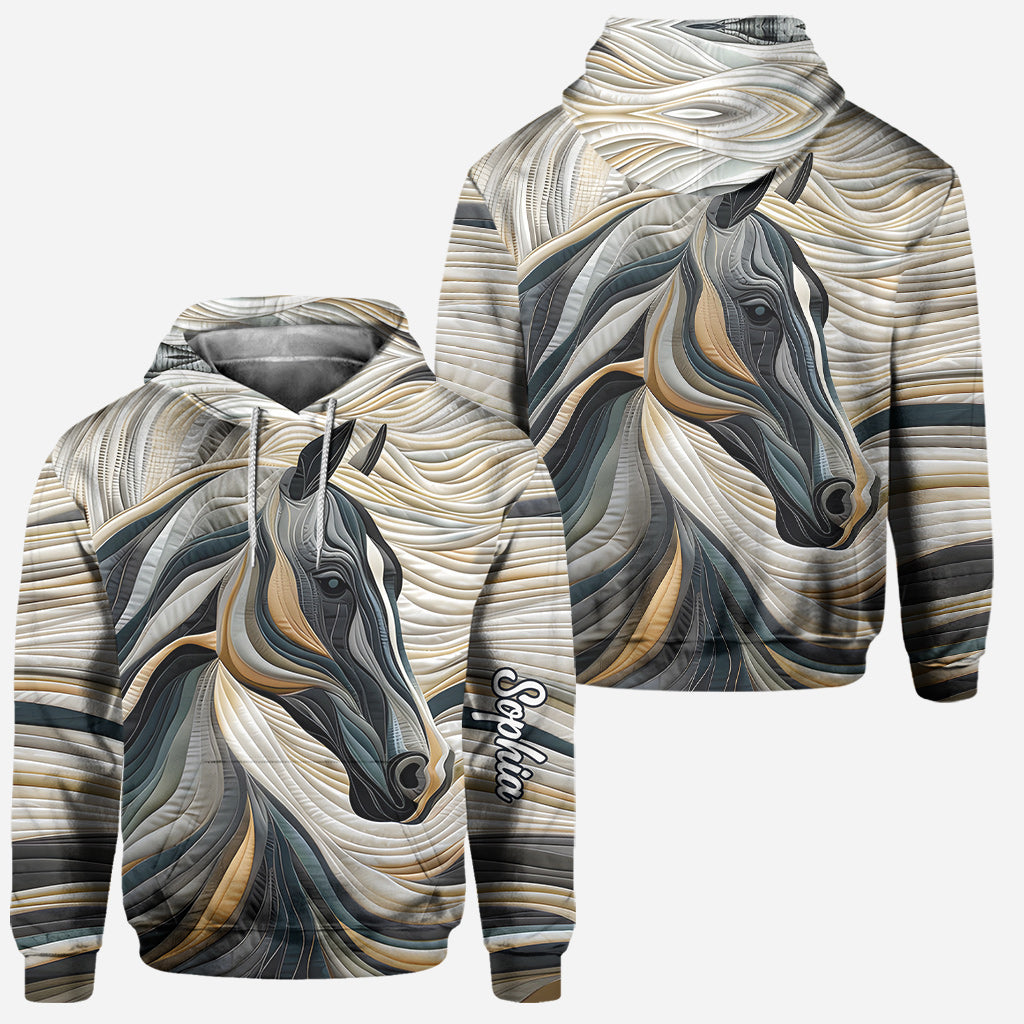 Beautiful Horse - Personalized Horse Hoodie and Leggings