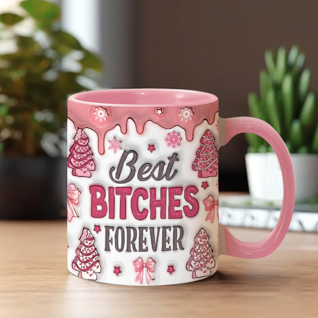 Best Bitches Ever - Personalized Bestie Accent Mug