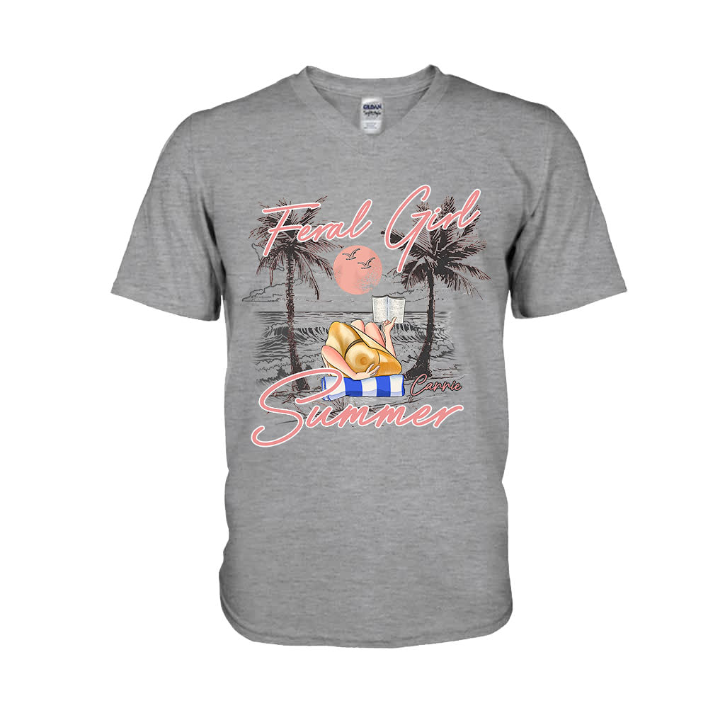Feral Girl - Personalized Sea Lover T-shirt And Hoodie