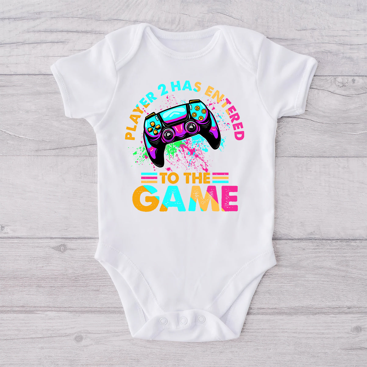Level Up To Dad Grandpa... - Personalized Video Game T-shirt And Baby Onesie