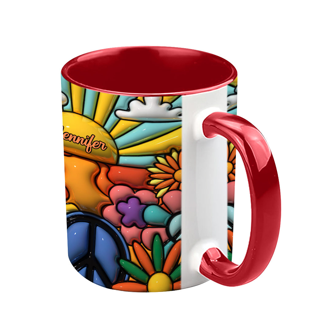 Hippie Soul - Personalized Hippie Accent Mug