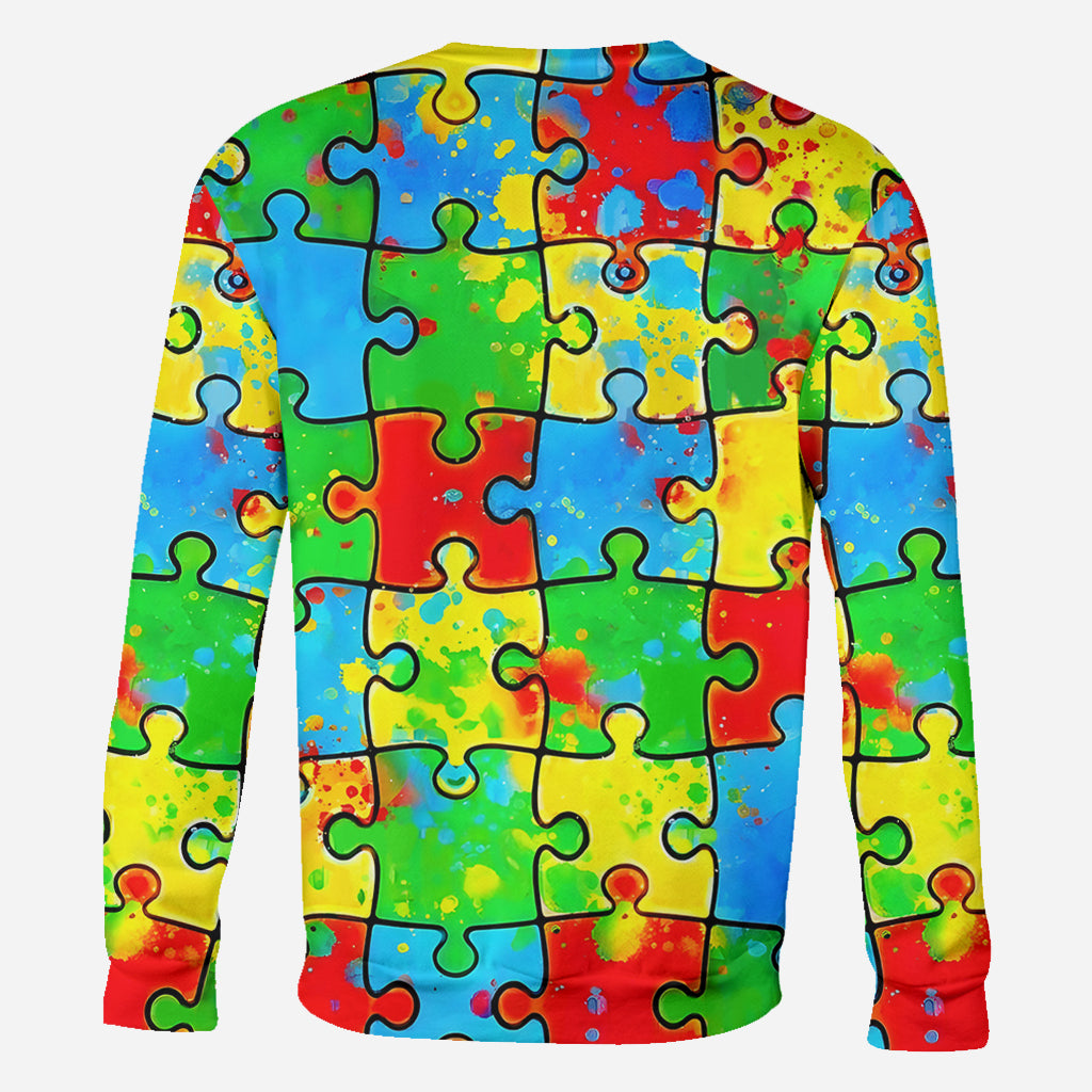 Its Ok To Be Different - Autism Awareness All Over Shirt