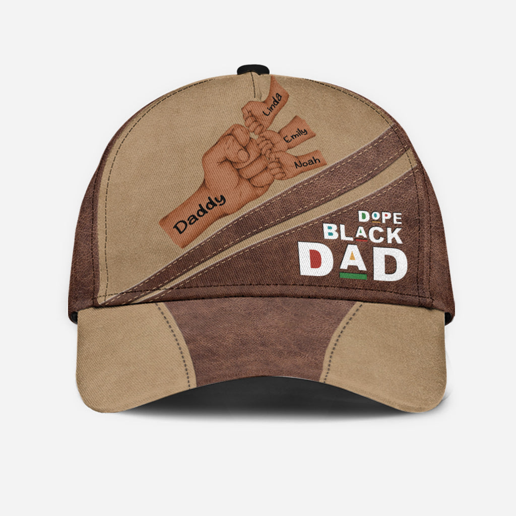 Dopest Dad - Personalized African American Classic Cap