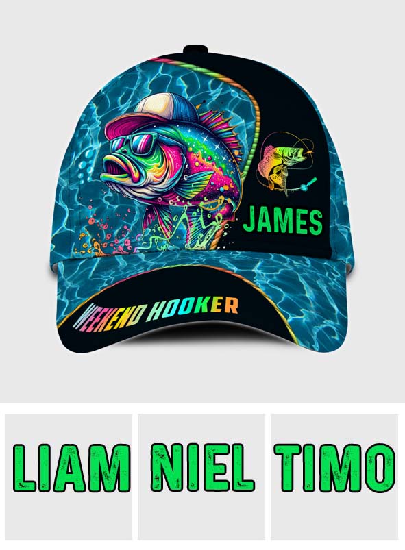 Weekend Hooker - Personalized Fishing Classic Cap