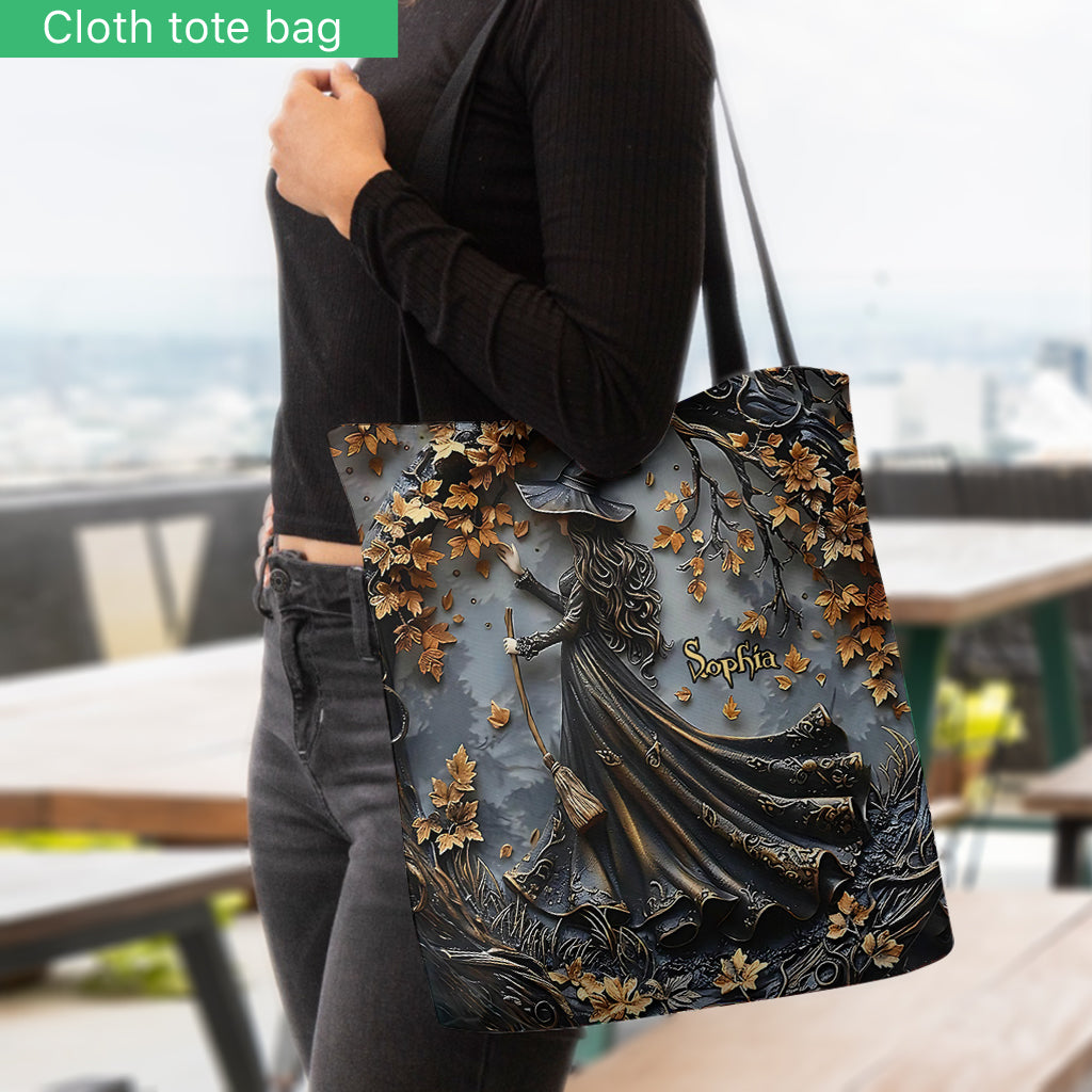 Beautiful Witch - Personalized Witch Tote Bag