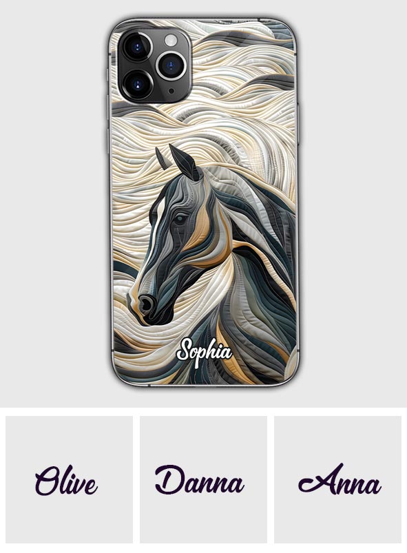 Beautiful Horse - Personalized Horse Phone Case