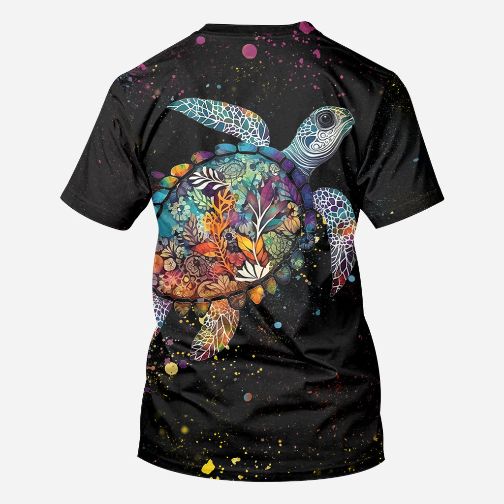 This Grandma Mom Belongs To - Personalized Turtle All Over Shirt