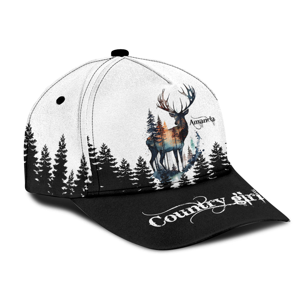 Country Girl - Personalized Hunting Classic Cap