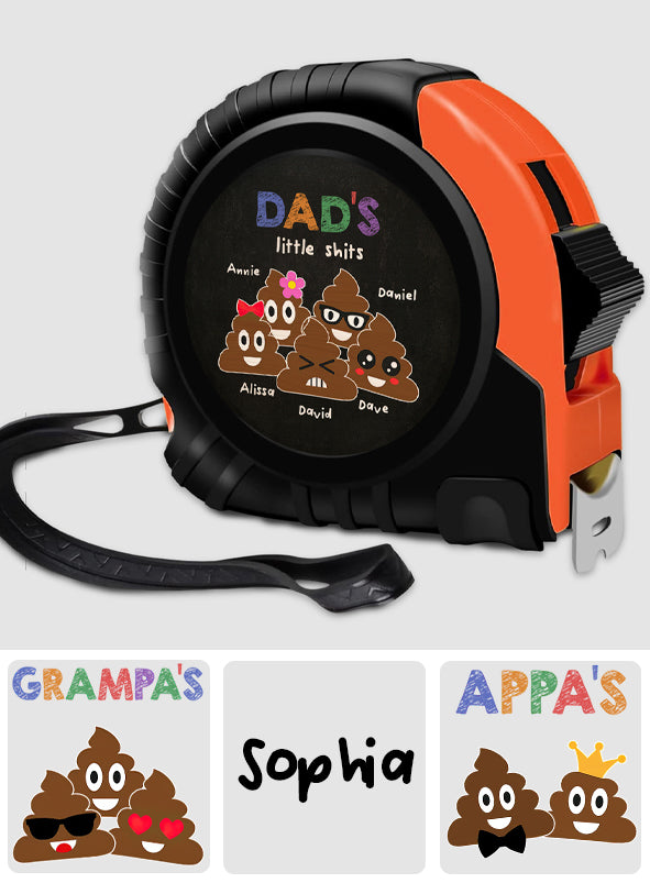 Dad's Little Cuties - Personalized Father Measure Tape