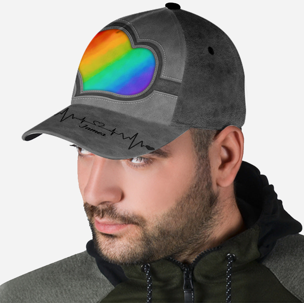 Love Is Love - Personalized LGBT Support Classic Cap