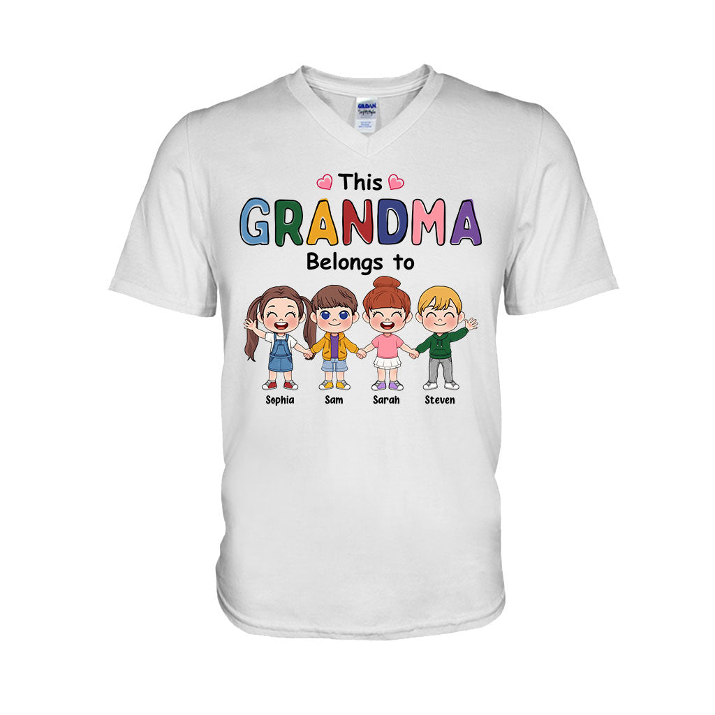 This Grandma Belongs To - Personalized Grandma T-shirt And Hoodie