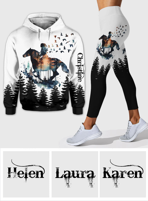 Horse Girl - Personalized Horse Hoodie and Leggings