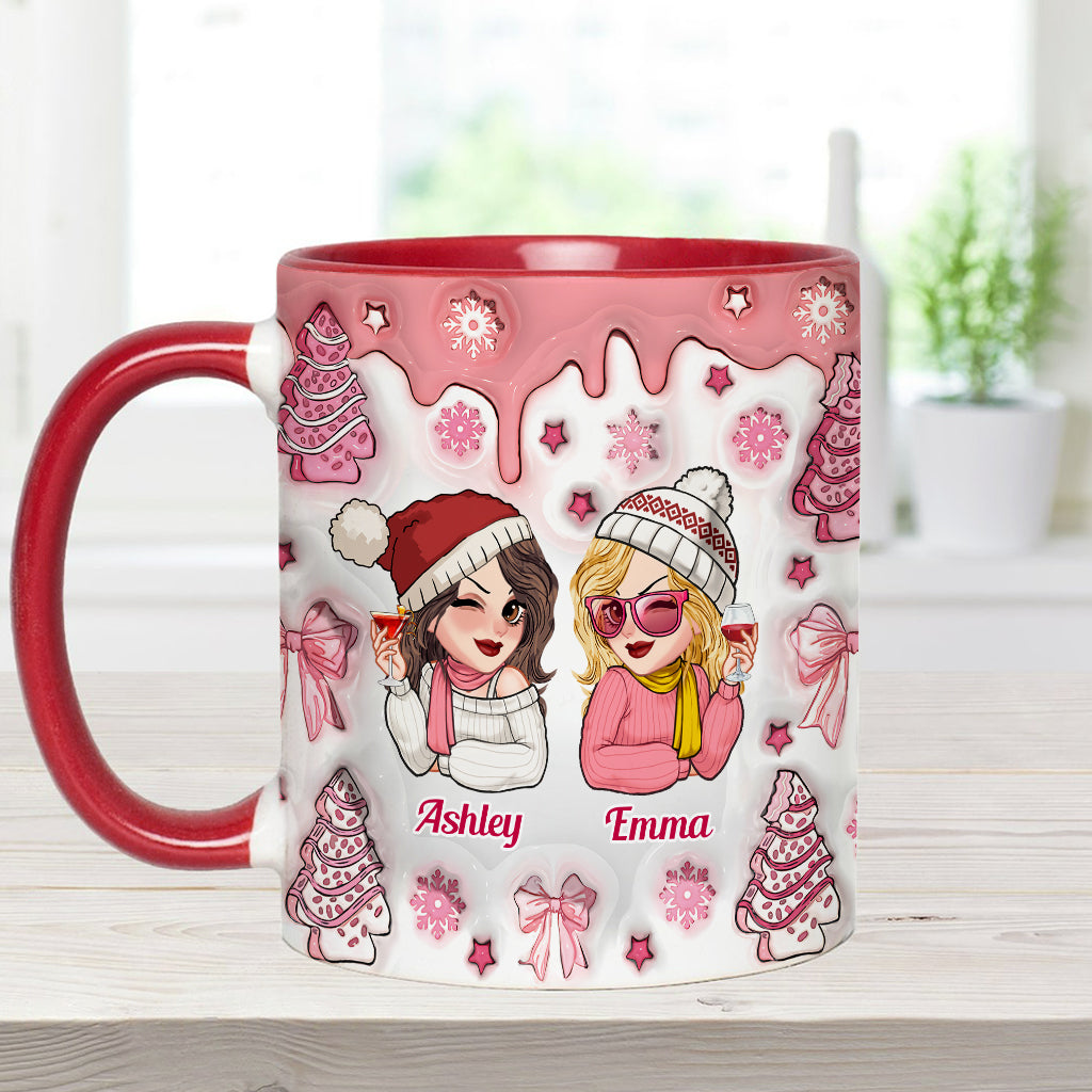 Best Bitches Ever - Personalized Bestie Accent Mug