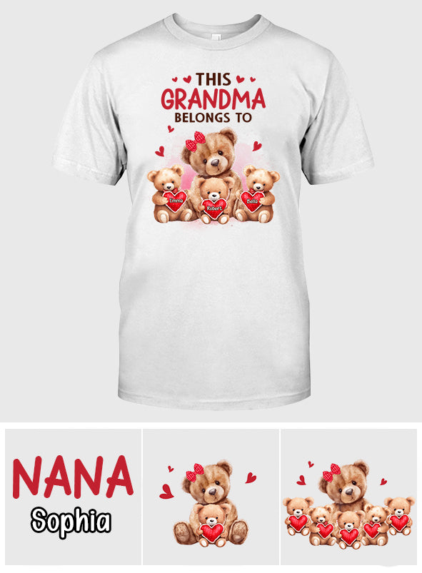 This Grandma Belongs To - Personalized Grandma T-shirt And Hoodie