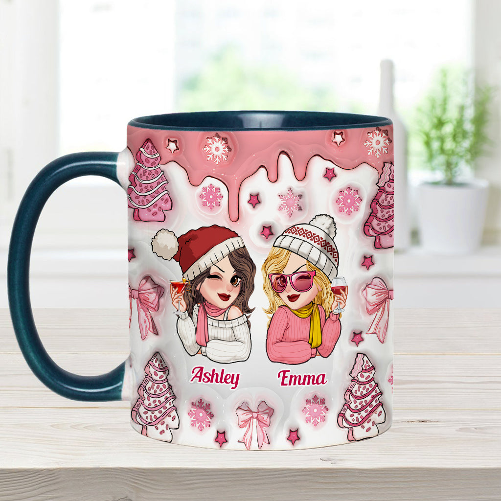 Best Bitches Ever - Personalized Bestie Accent Mug