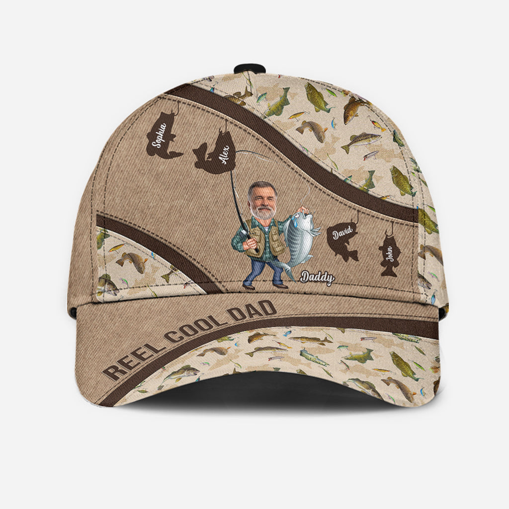 Reel Cool Dad - Personalized Fishing Classic Cap