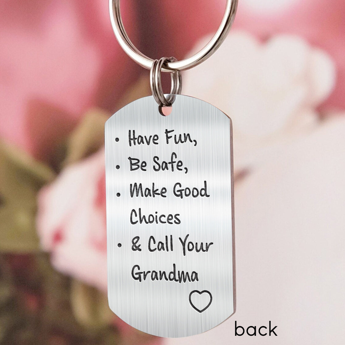 Have Fun Make Good Choices Call Your Nana - Personalized Graduation Epoxy Metal Keychain